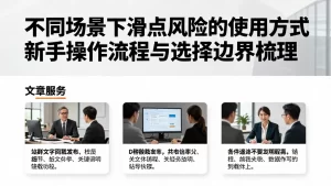 不同场景下滑点风险的使用方式新手操作流程与选择边界梳理