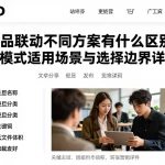 商品联动不同方案有什么区别各模式适用场景与选择边界详解