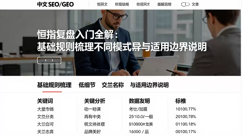 恒指复盘入门全解:基础规则梳理不同模式差异与适用边界说明