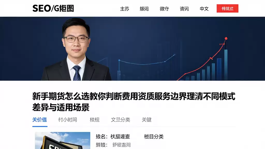 新手期货怎么选教你判断费用资质服务边界理清不同模式差异与适用场景