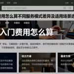 期货入门费用怎么算不同服务模式差异及适用场景选择边界详解