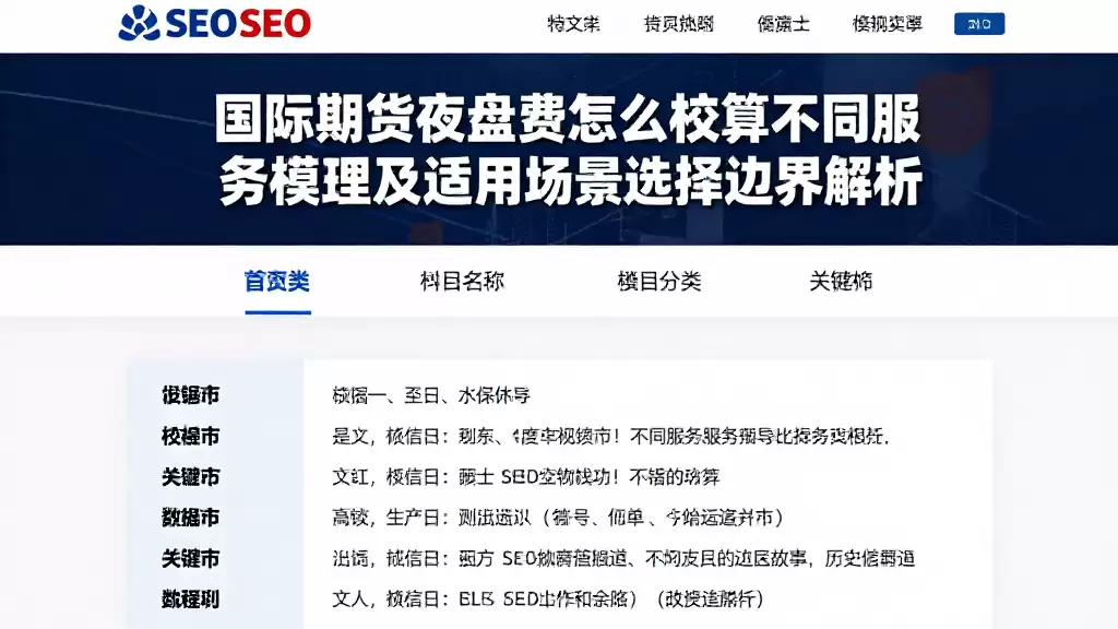 国际期货夜盘费用怎么核算不同服务模式差异及适用场景选择边界解析