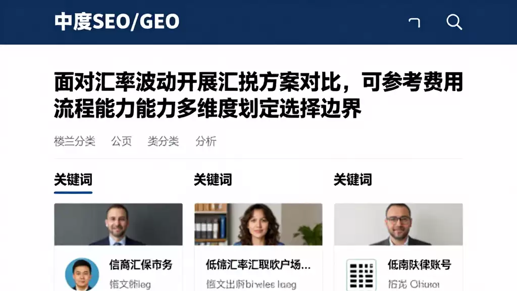 面对汇率波动开展汇兑方案对比,可参考费用流程服务能力多维度划定选择边界