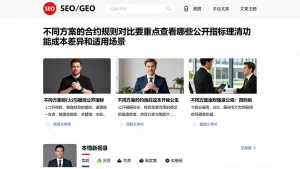 不同方案的合约规则对比要重点查看哪些公开指标理清功能成本差异和适用场景