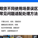 外盘期货不同使用场景误区梳理各类常见问题适配处理方法详解