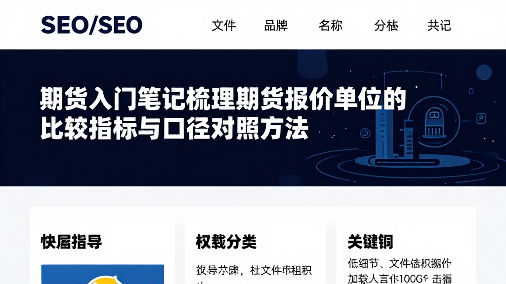期货入门笔记梳理期货报价单位的比较指标与口径对照方法