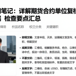 期货入门笔记：详解期货合约单位复核方法差异与遗漏检查要点汇总