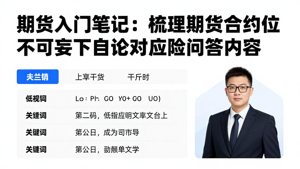 期货入门笔记:梳理期货合约单位不可妄下结论附对应风险问答内容