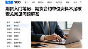 期货入门笔记:期货合约单位资料不足核查相关常见问题解答
