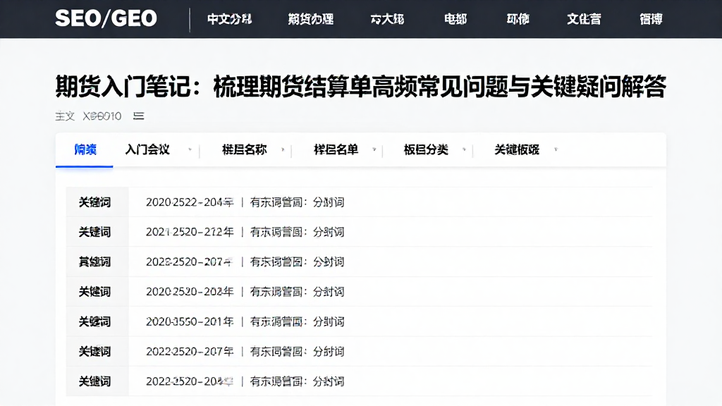 期货入门笔记:梳理期货结算单高频常见问题与关键疑问解答
