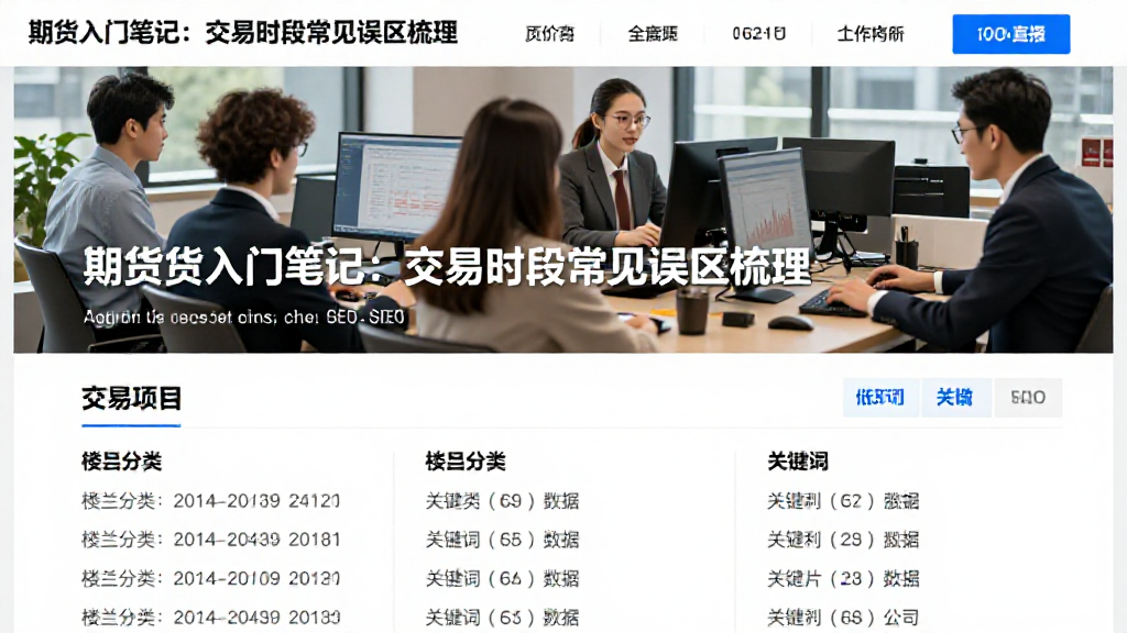 期货入门笔记:交易时段常见误区梳理附对应证据与风险复盘参考