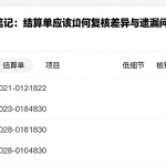 期货入门笔记：结算单应该如何复核差异与遗漏问题检查实操方法