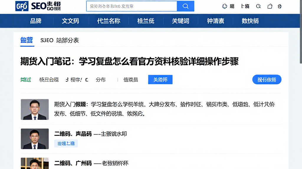 期货入门笔记:学习复盘怎么看官方资料核验详细操作步骤